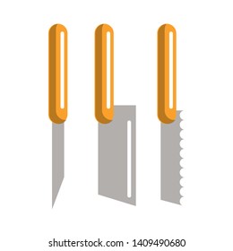 Kitchen utensils and supplies cartoons vector illustration graphic design