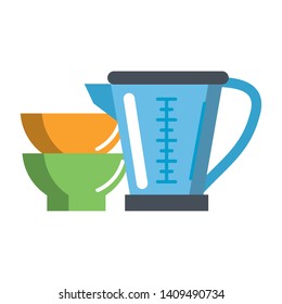 Kitchen utensils and supplies cartoons vector illustration graphic design