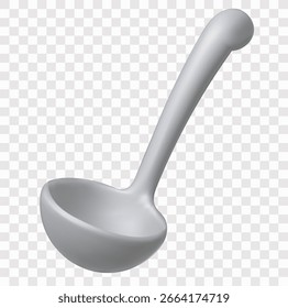 Conjunto de Ícones Vetoriais dos Utilitários de Cozinha | Conjunto de ícones 3D | Ladle