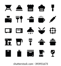 Kitchen Utensils Vector Icons 1