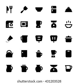 Kitchen Utensils Vector Icons 1