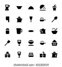 Kitchen Utensils Vector Icons 2
