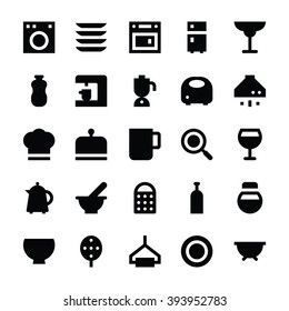 Kitchen Utensils Vector Icons 3