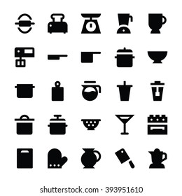 Kitchen Utensils Vector Icons 4