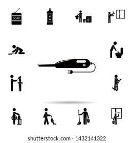 Kitchen vacuum cleaner icon. Universal set of cleaners for website design and development, app development