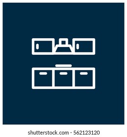 Kitchen vector icon