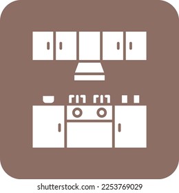 Kitchen vector icon. Can be used for printing, mobile and web applications.