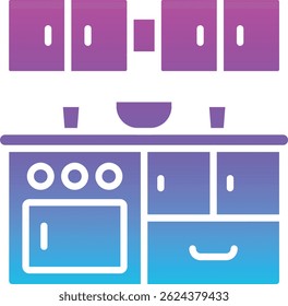 Kitchen vector icon. Can be used for printing, mobile and web applications.