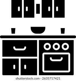 Kitchen vector icon. Can be used for printing, mobile and web applications.