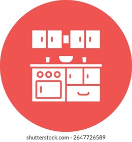 Kitchen vector icon. Can be used for printing, mobile and web applications.