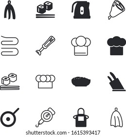 kitchen vector icon set such as: teflon, elements, oatmeal, sharp, power, retro, metallic, fire, meat, template, knife, beverage, shape, danger, accessory, teapot, equilibrium, single, morning