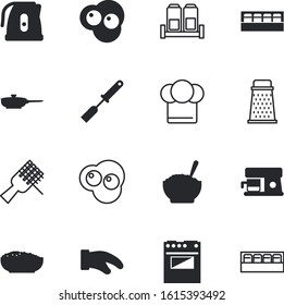 kitchen vector icon set such as: maker, appliances, italian, cut, cooker, ladle, job, purple, holding, female, red, kitchener, cappuccino, baking, teapot, professional, isometric, cotton, accessory