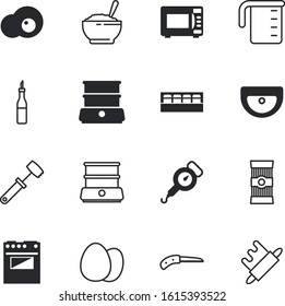 kitchen vector icon set such as: closeup, wash, wood, basin, fried, electronic, duck, circle, package, tenderizer, powder, porridge, market, bowl, faucet, weighing, hat, medical, brown, italian
