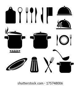 Kitchen vector icons