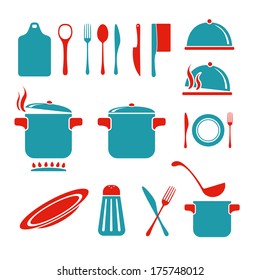 Kitchen vector icons