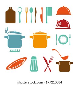 Kitchen vector icons