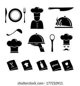 Kitchen vector icons