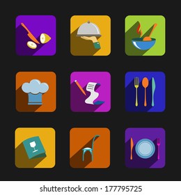Kitchen vector icons