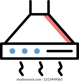 kitchen Vector illustration on a transparent background. Premium quality symmbols. Line Color vector icons for concept and graphic design.