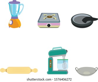 Kitchen Vector Illustration-Icon Set - Icon Vector