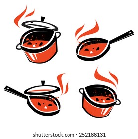 kitchen vector logo design template. cooking or food icon.