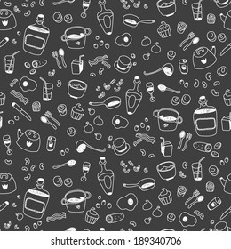 kitchen vector pattern