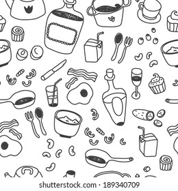 kitchen vector pattern