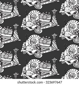  kitchen vector pattern