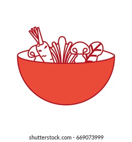 kitchen vessel with vegetables