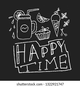 Kitchen Wall art. White and black food poster. Vector vegan art,