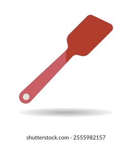 Kitchen wooden spatula vector isolated icon. Kitchen appliances. Graph symbol for cooking web site design, logo, app, UI