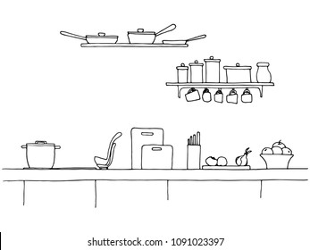 43,050 Kitchen table drawing Images, Stock Photos & Vectors | Shutterstock