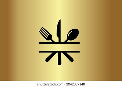 Kitchenette Pets Basic and elegant minimal artistic design initial based Icon logo-vector
