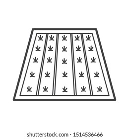 kitchen-garden icon in flat style isolated. Vector Symbol illustration.