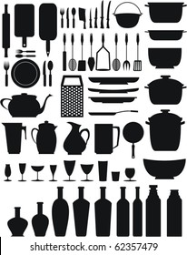 kitchen/restaurant elements (black)