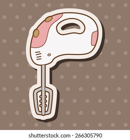 kitchenware auto beater theme elements vector,eps