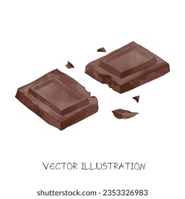 utensilios de cocina para la ilustración vectorial de acuarela de panadería