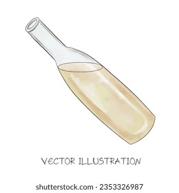 kitchenware for bakery watercolor vector illustration