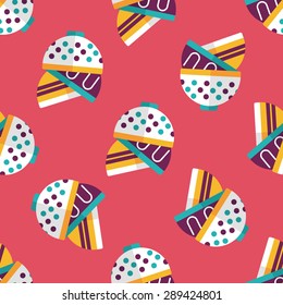 kitchenware bowl flat icon,eps10 seamless pattern background