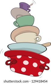 Kitchenware cartoon