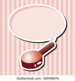 kitchenware frying pan and shovel theme elements