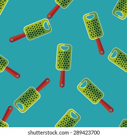 kitchenware grater flat icon,eps10 seamless pattern background