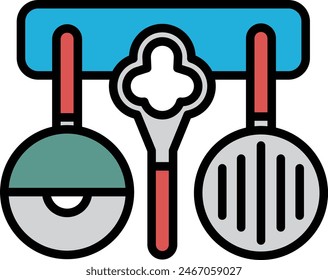 A kitchenware icon illustration in line style