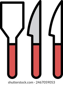 A kitchenware icon illustration in line style