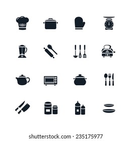 Kitchenware icon on White Background Vector illustration