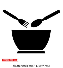 
kitchenware, illustration of kitchen utensils, spoon, bowl and fork,
