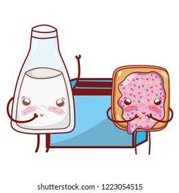 kitchenware and ingredients cartoon