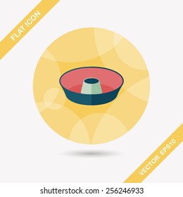 kitchenware juicer flat icon with long shadow,eps10
