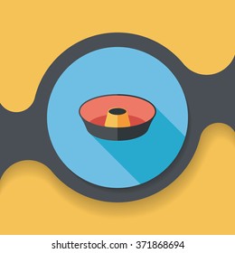 kitchenware juicer flat icon with long shadow,eps10