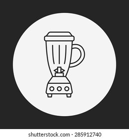 kitchenware juicer line icon